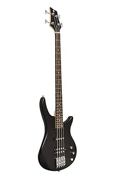 ブラックエレキベース 4弦 Amazon | Stagg 4弦ベースギター 右 ブラック フルサイズ (SBF